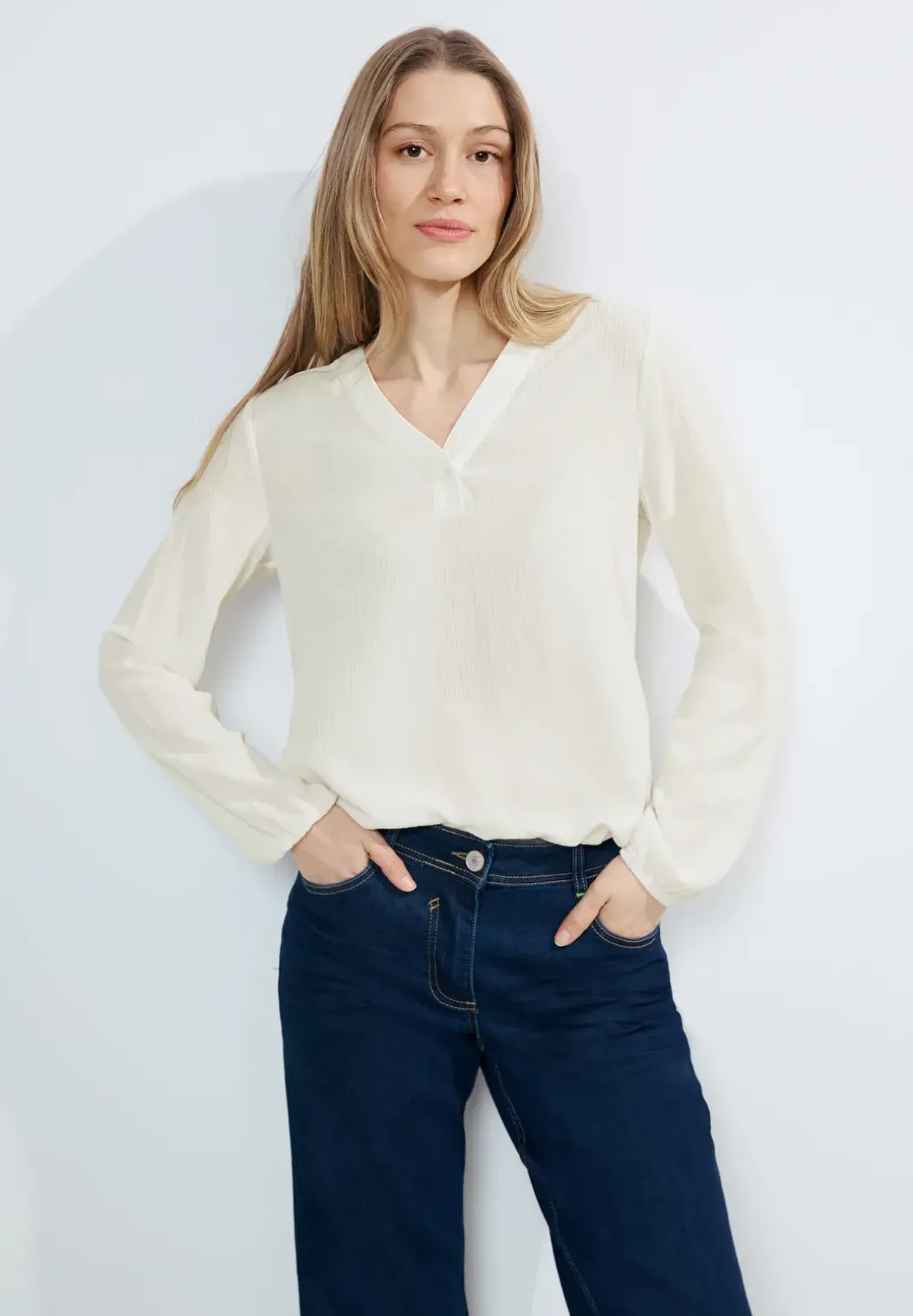 Blouse met structuur