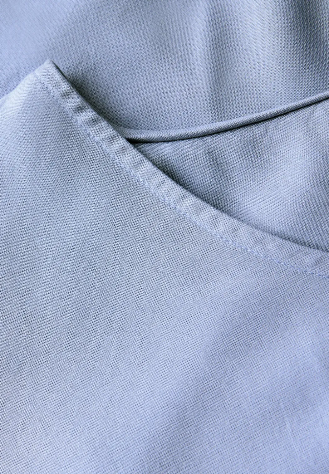 Blouseshirt in effen kleur