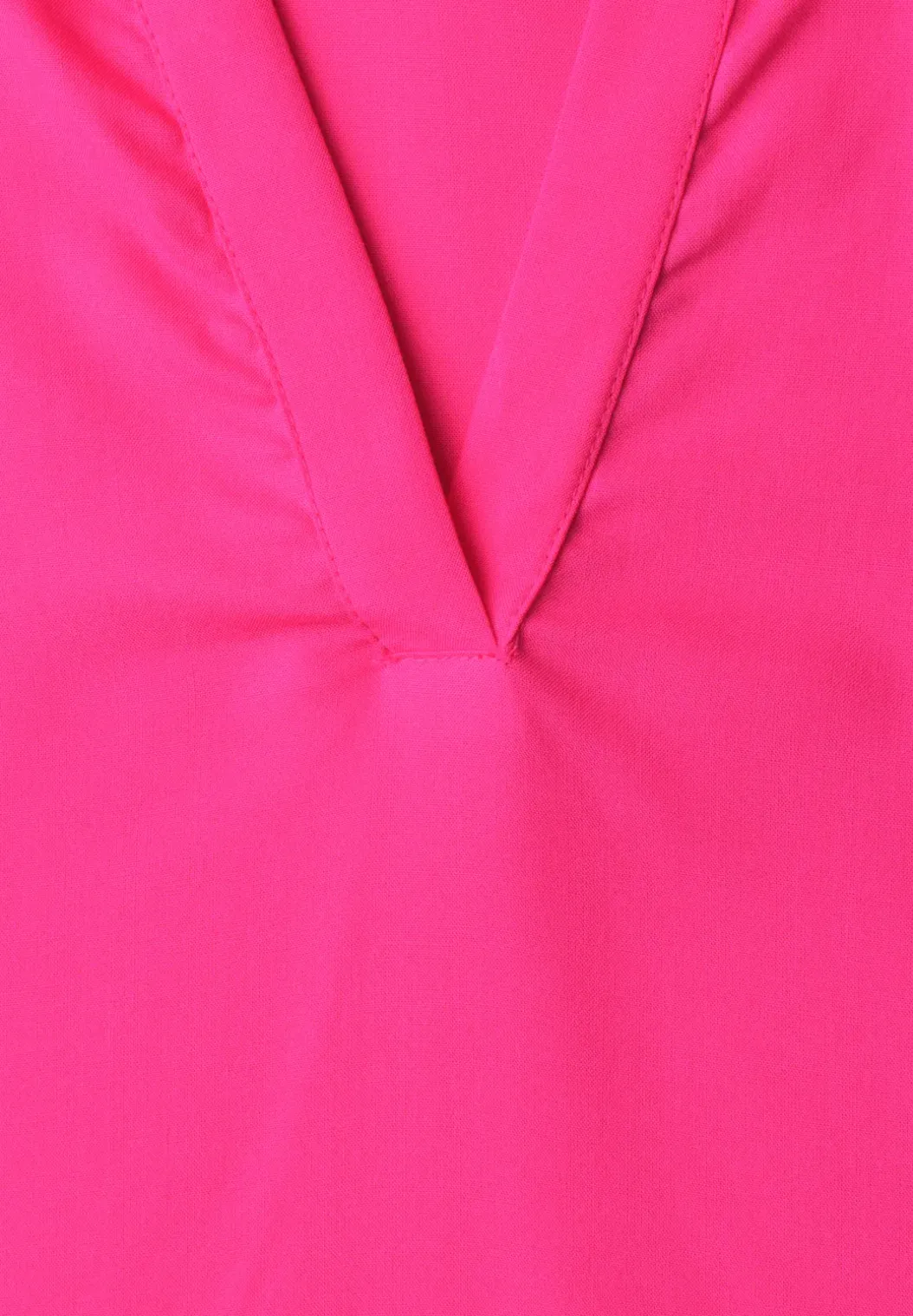 Blouseshirt met overhemdkraag en elastische zoom