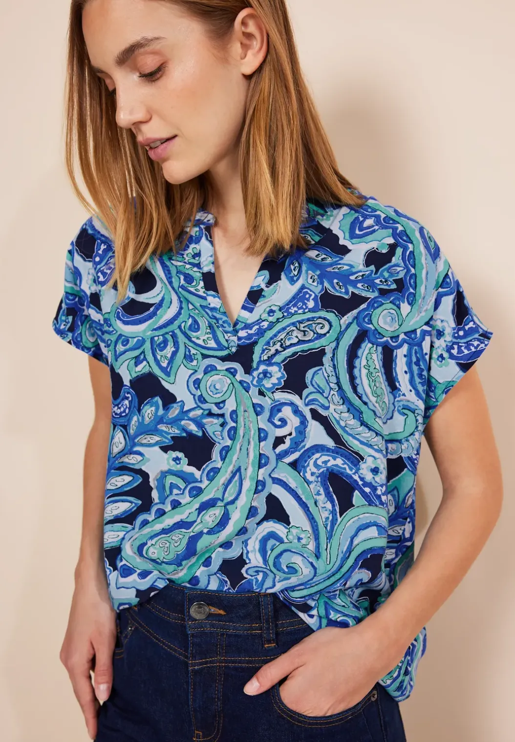Blouseshirt met print