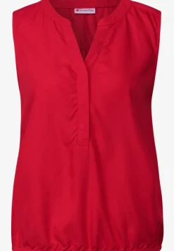Blousetop in effen kleur