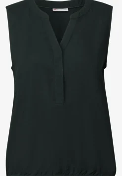 Blousetop in effen kleur