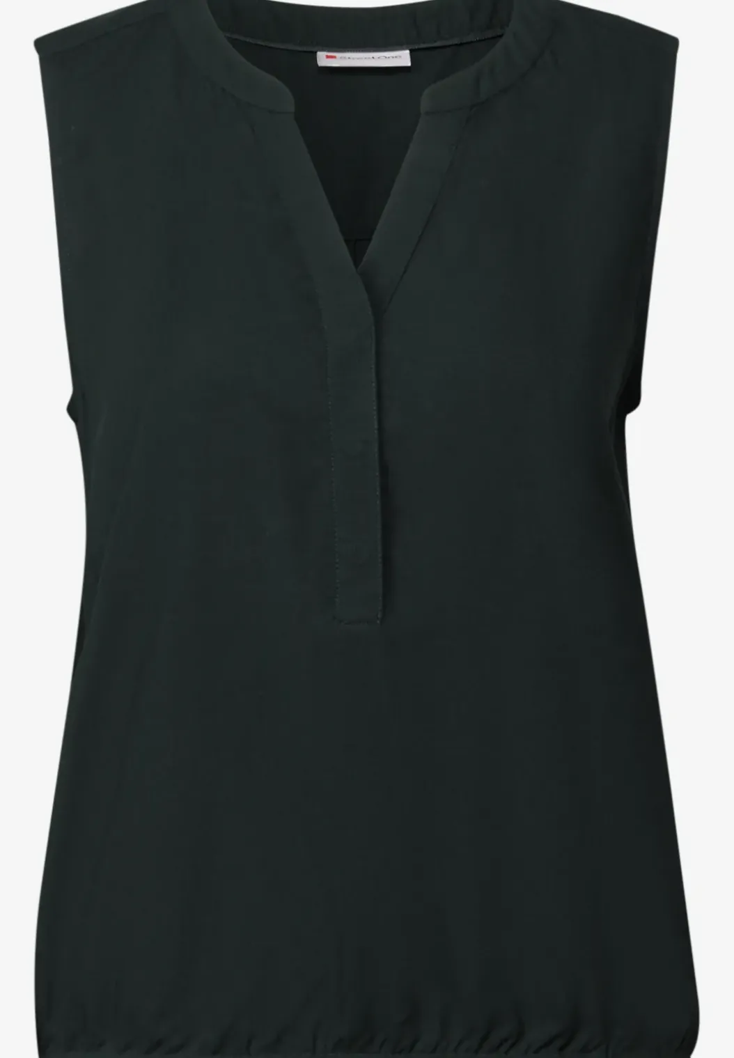 Blousetop in effen kleur