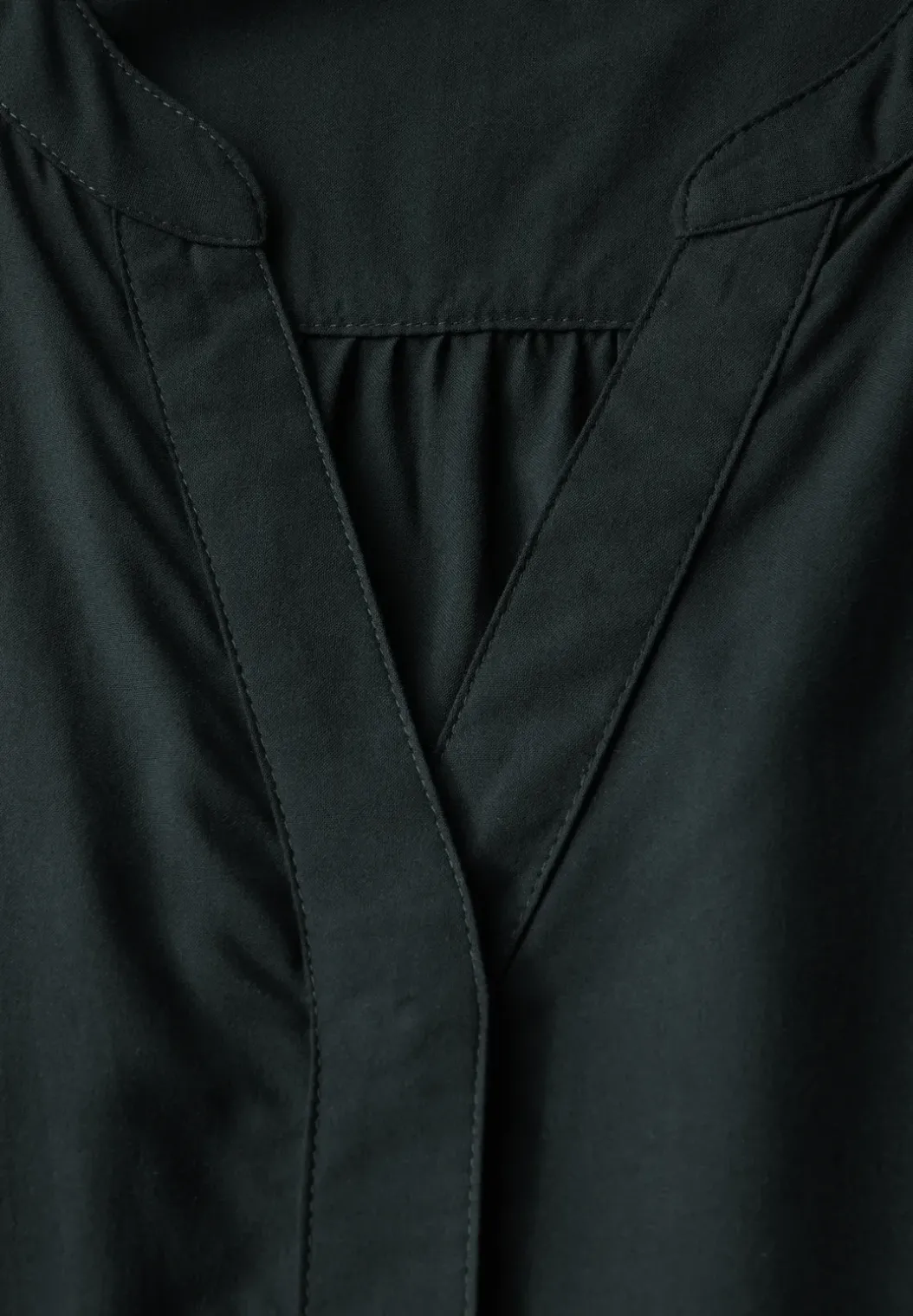 Blousetop in effen kleur