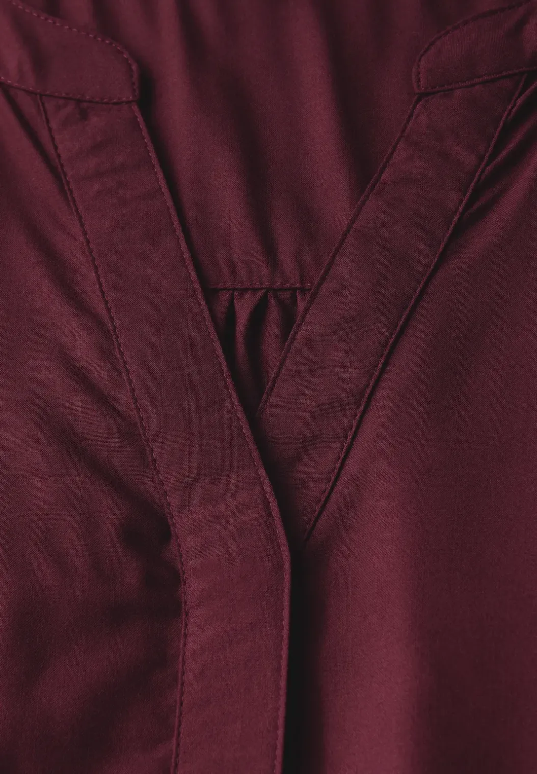 Blousetop in effen kleur