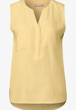 Blousetop met borstzakken