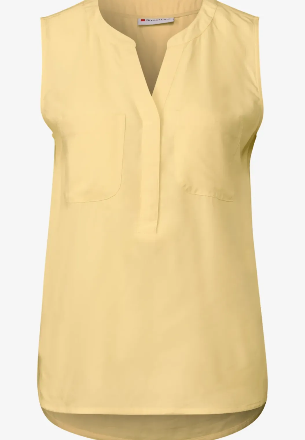 Blousetop met borstzakken