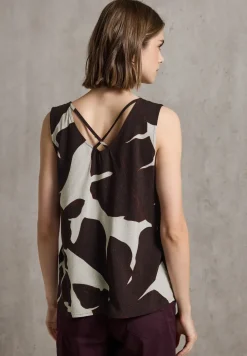 Blousetop met lintdetails