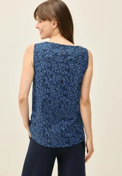 Blousetop met minimale print