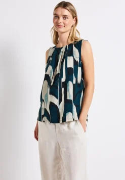 Blousetop met rimpels