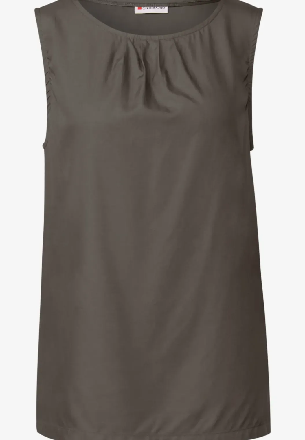 Blousetop met rimpels
