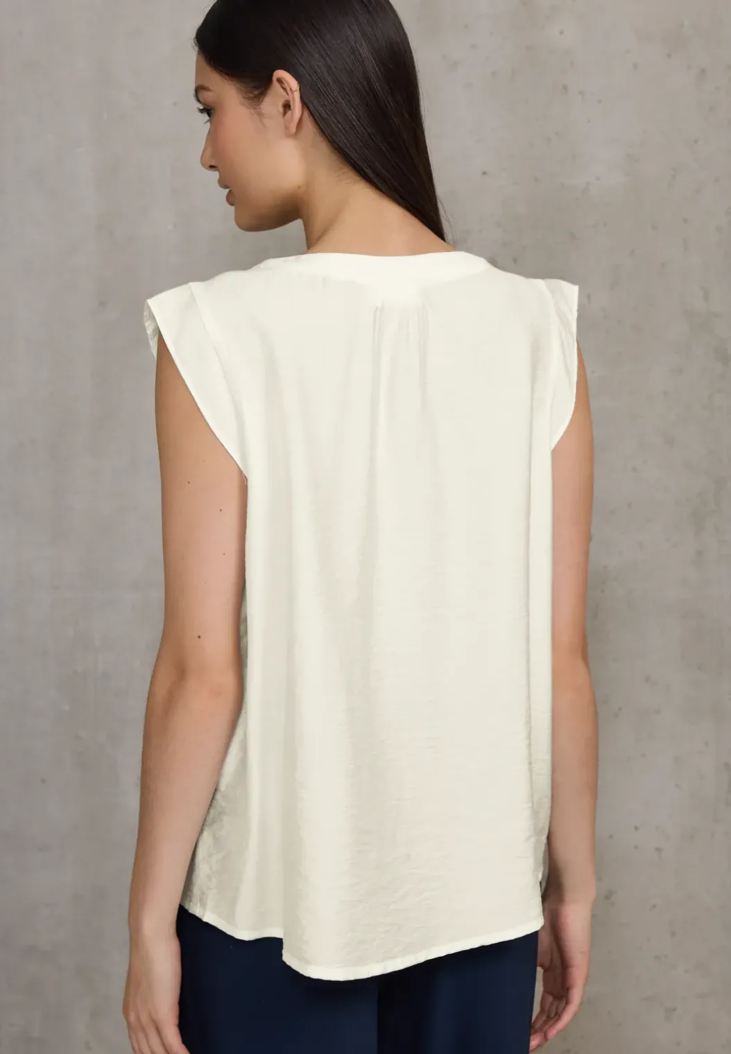 Blousetop met ruches