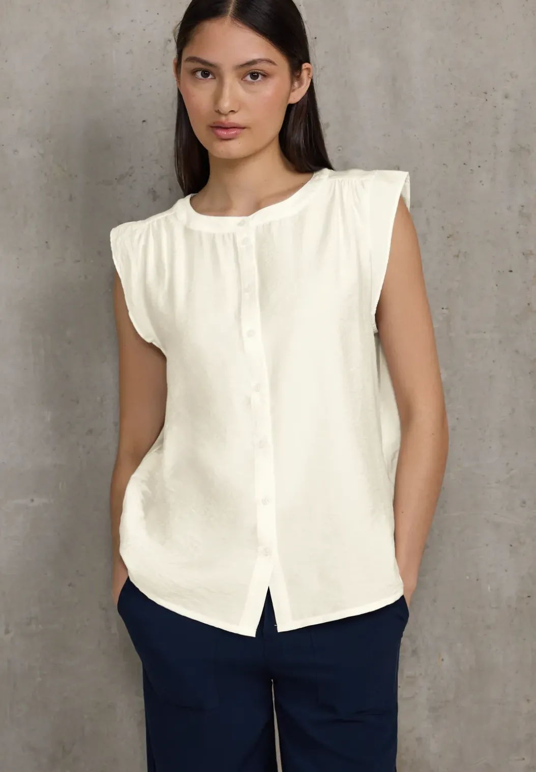 Blousetop met ruches