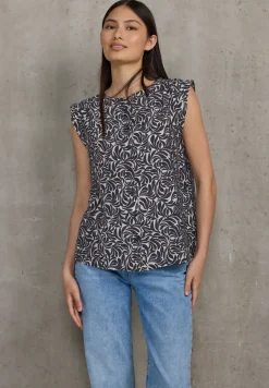 Blousetop met ruches