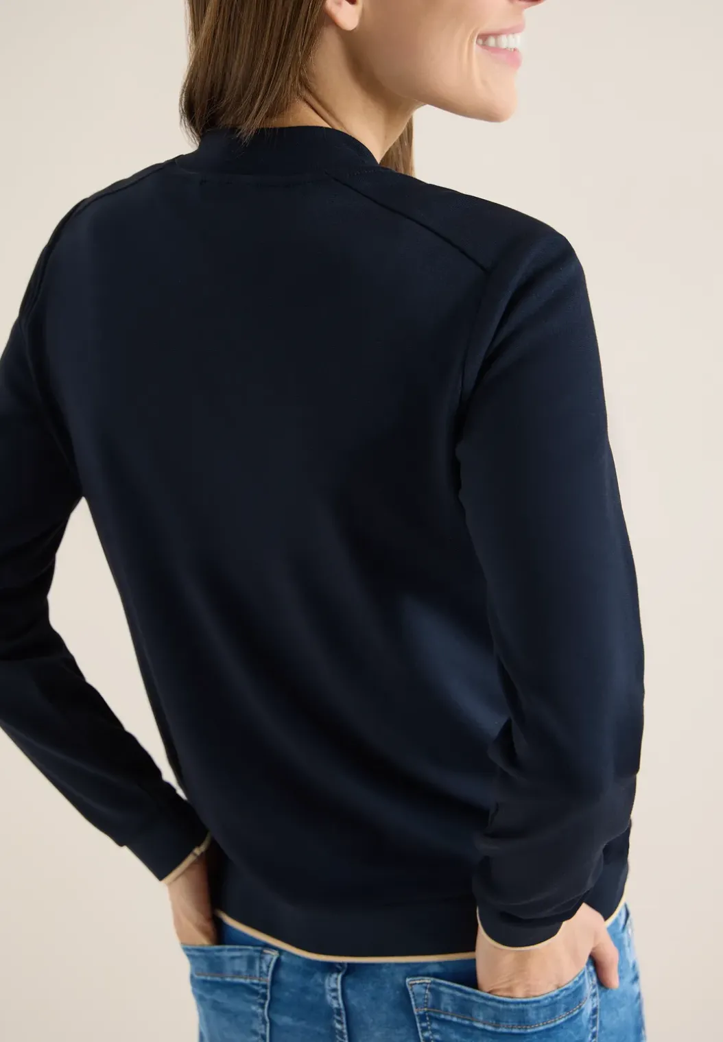 Blouson in effen kleur