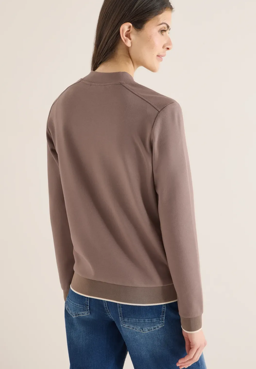 Blouson in effen kleur