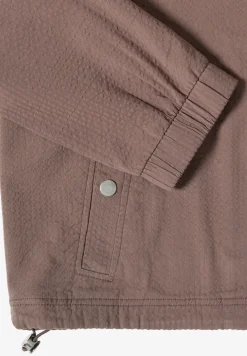 Blouson in seersucker kwaliteit met rits