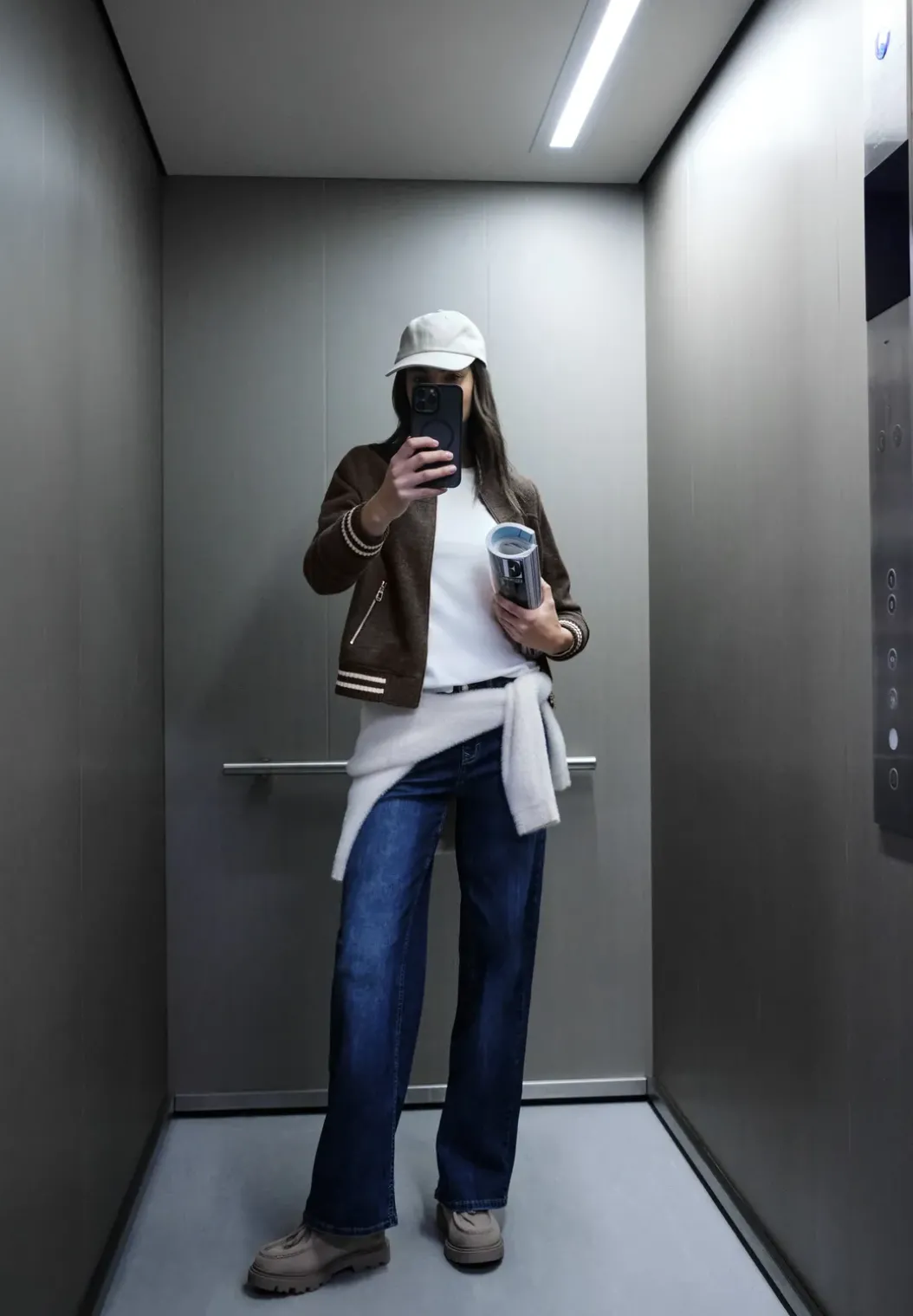 Blouson met college details