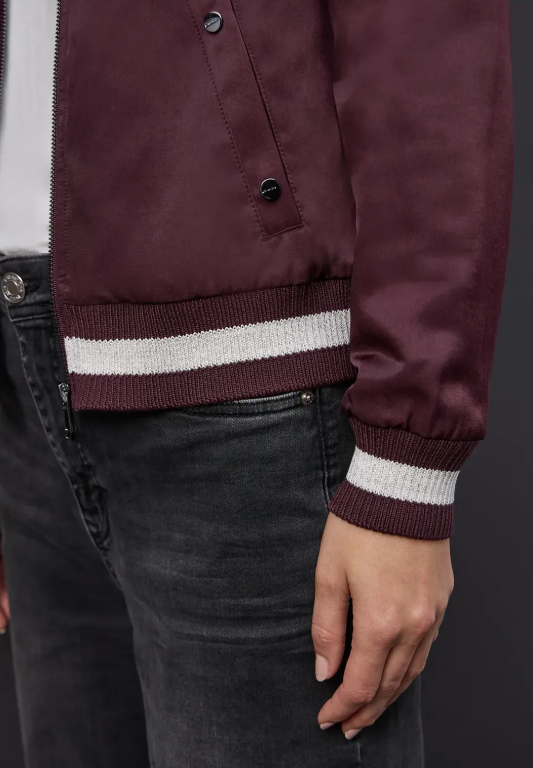 Blouson met college details