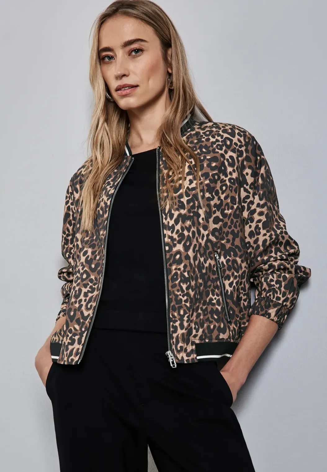 Blouson met leopatroon