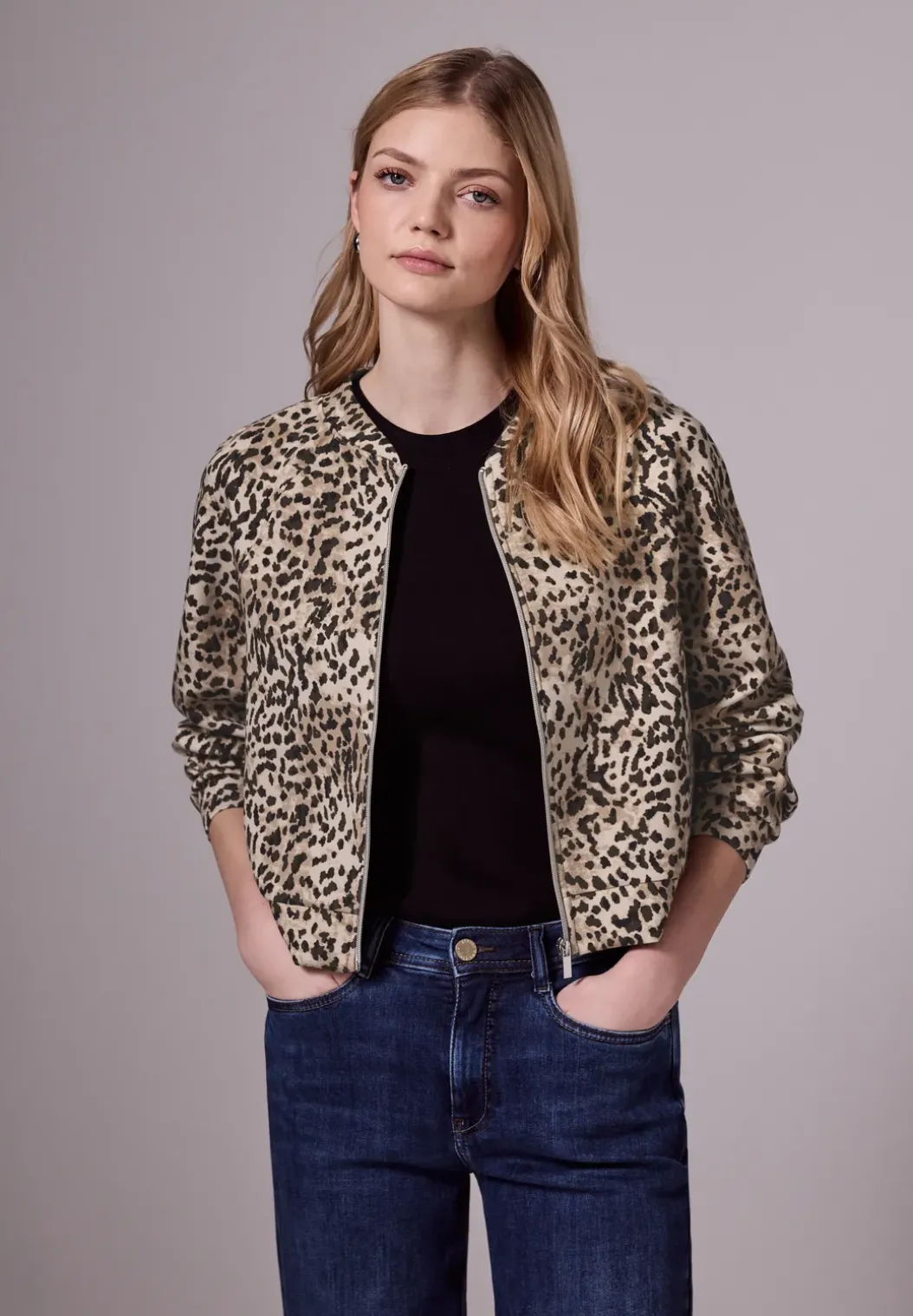 Blouson met leopatroon