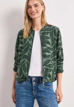 Blouson met rits en print