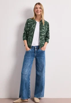 Blouson met rits en print