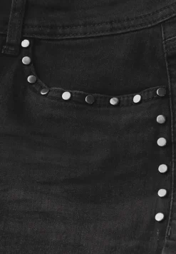 Bootcut jeans met klinknagels