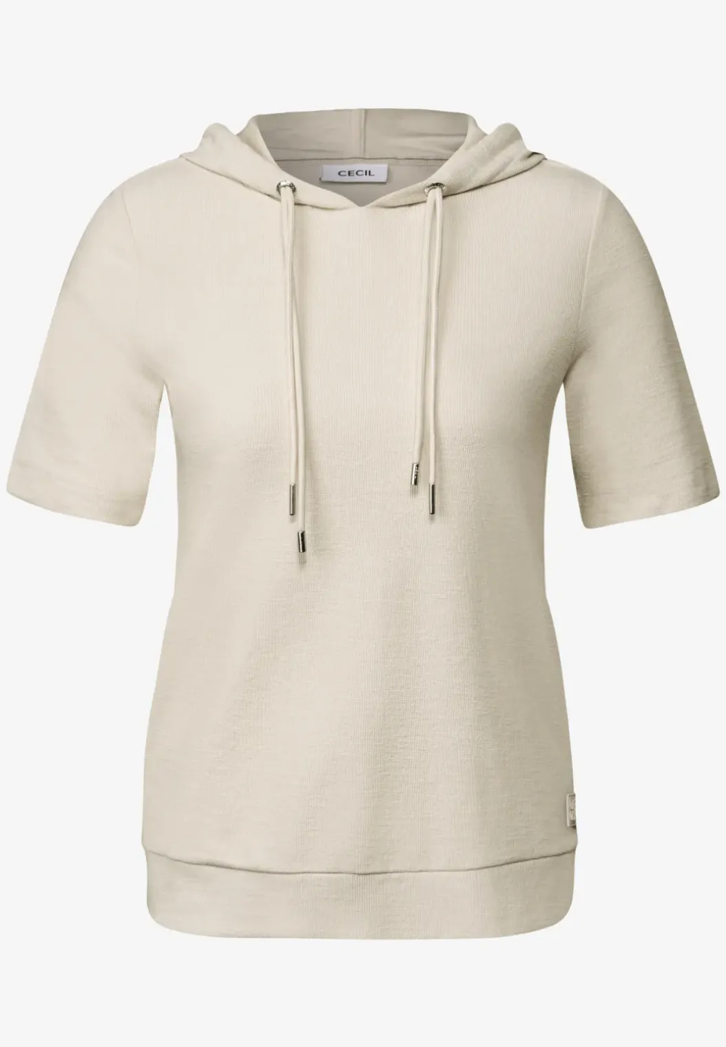 Bouclé slub hoodie