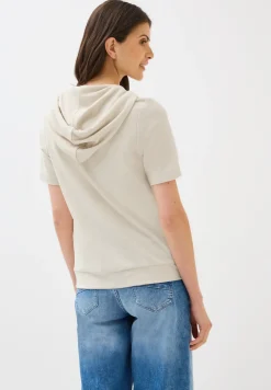 Bouclé slub hoodie