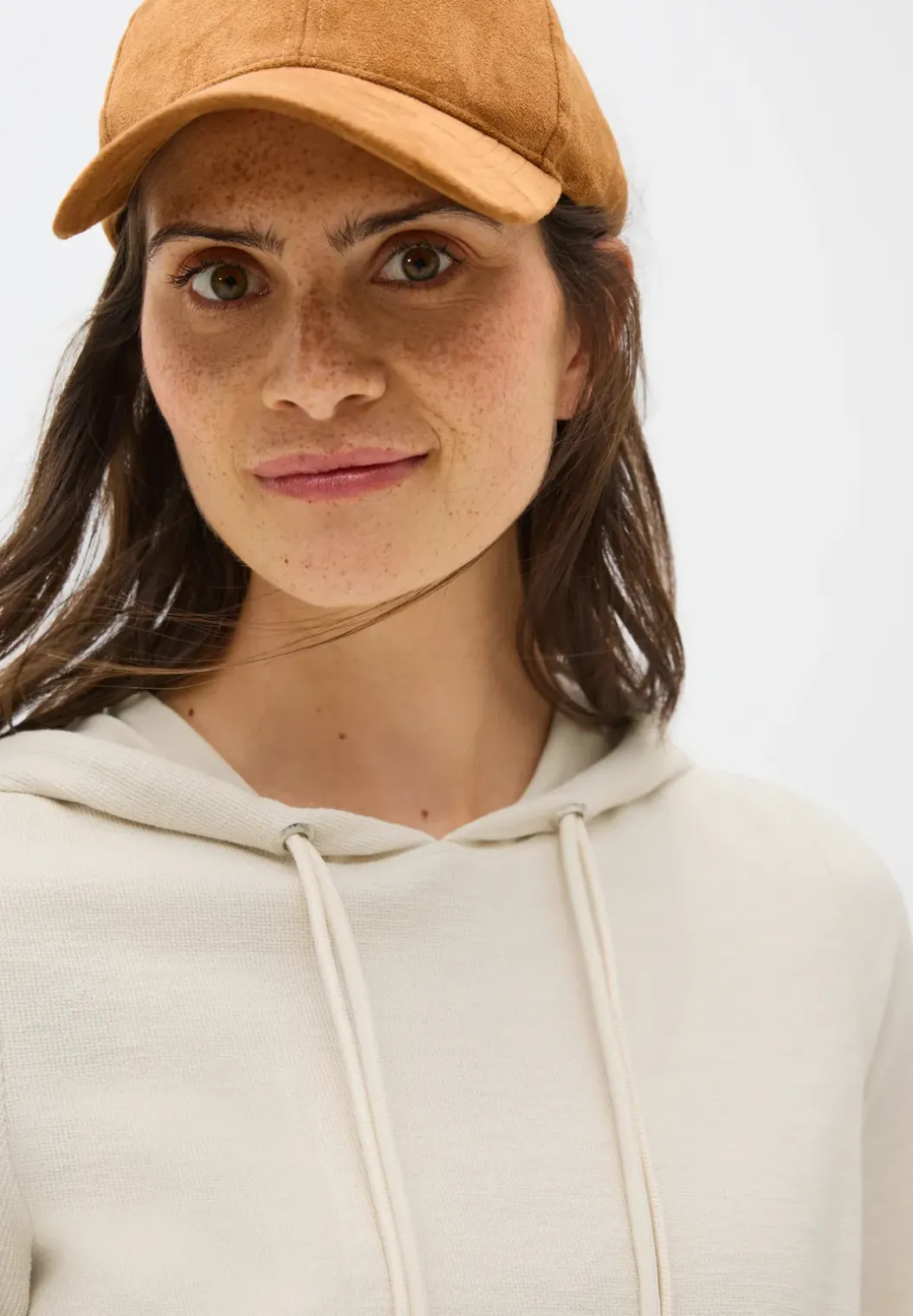 Bouclé slub hoodie