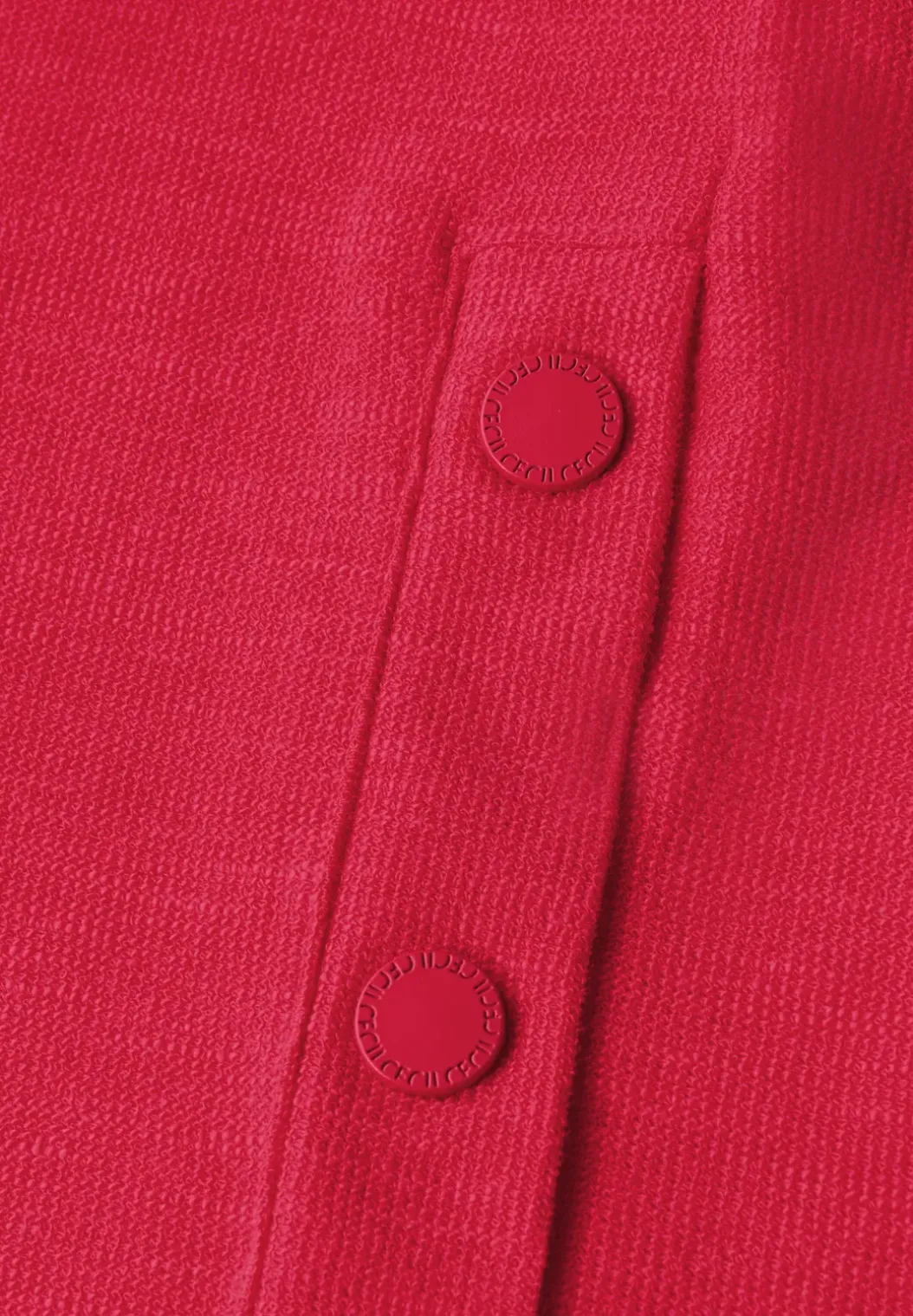 Bouclé slub shirt