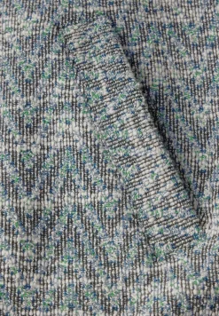 Bouclé vest met capuchon