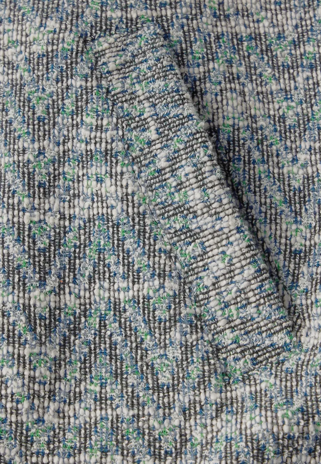 Bouclé vest met capuchon