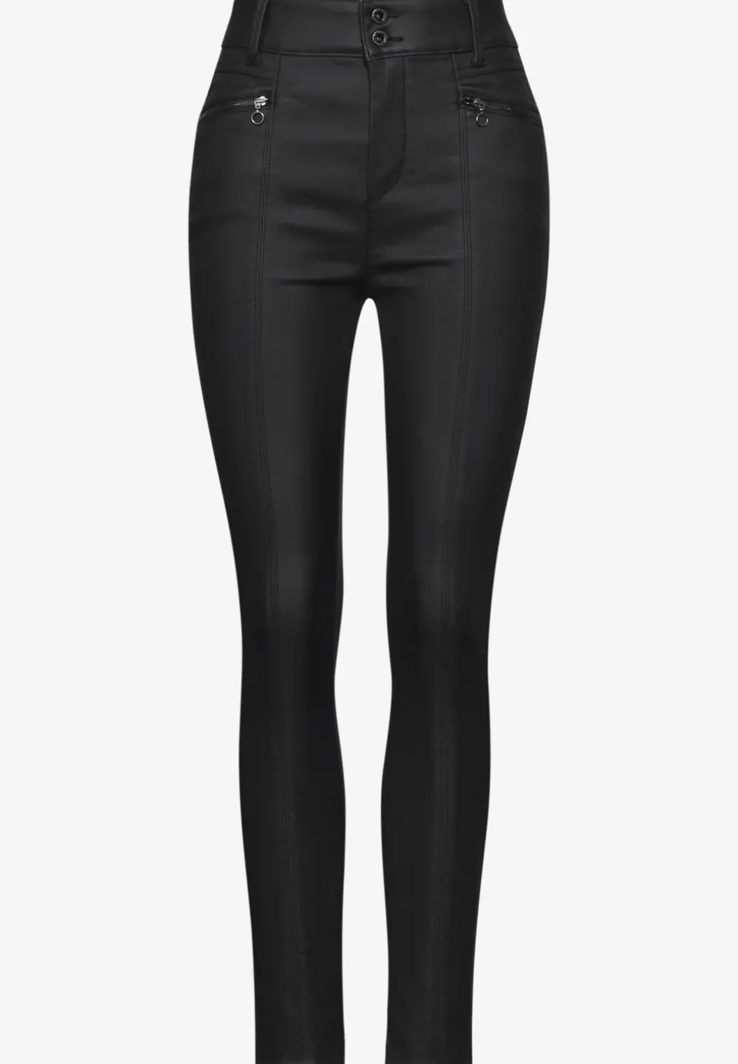 Broek in lederlook