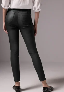 Broek in lederlook