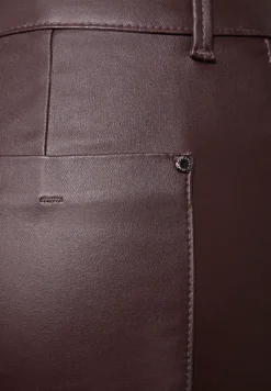 Broek in lederlook
