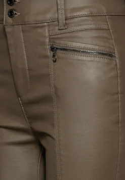 Broek in lederlook