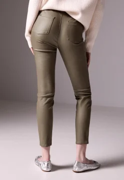 Broek in lederlook