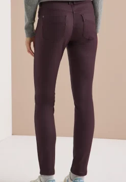 Broek in lederlook