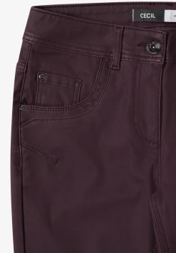 Broek in lederlook