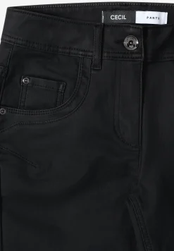 Broek in lederlook
