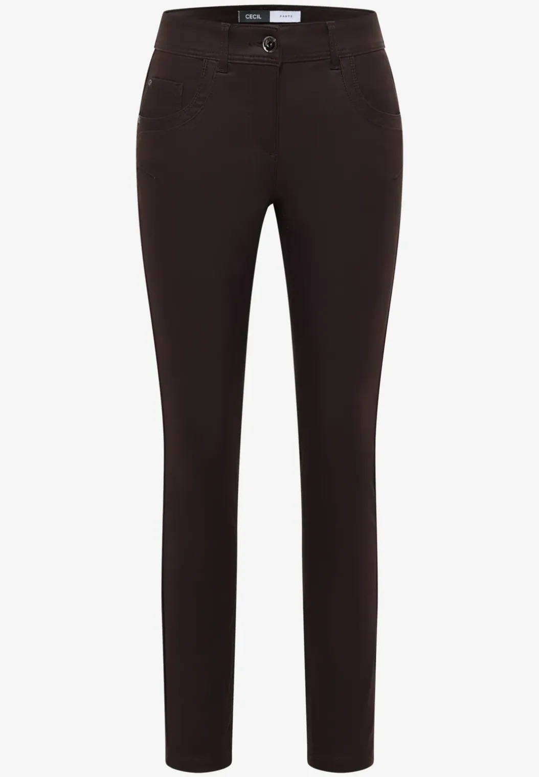 Broek in lederlook