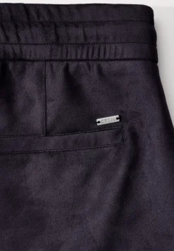 Broek in velourslook