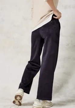 Broek in velourslook
