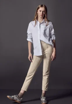 Broek in velourslook