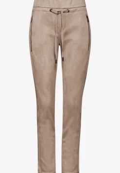 Broek in velourslook