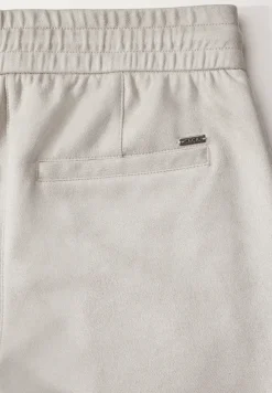 Broek in velourslook