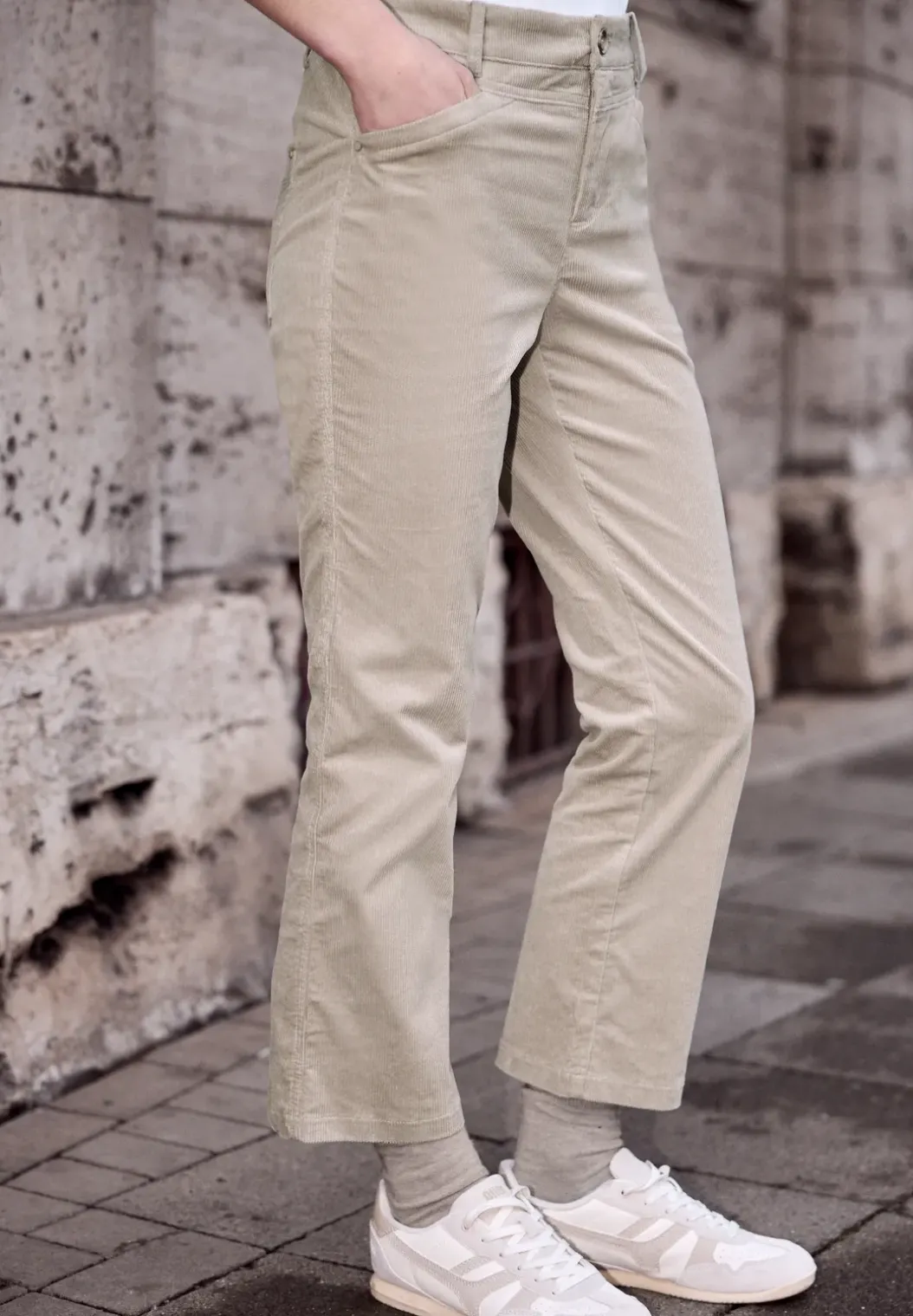 Broek met flared pijpen