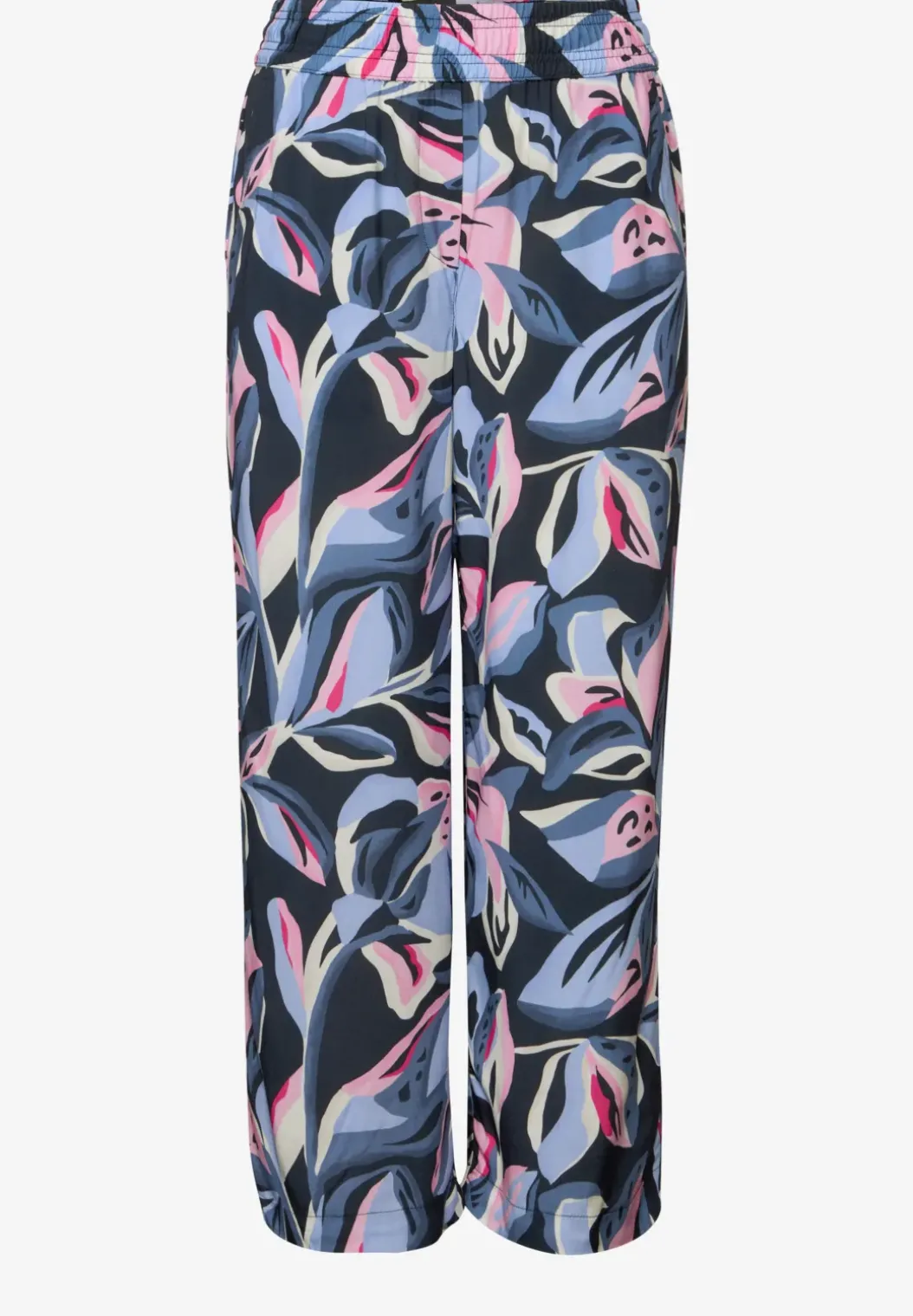 Broek met gedessineerde Wide Legs